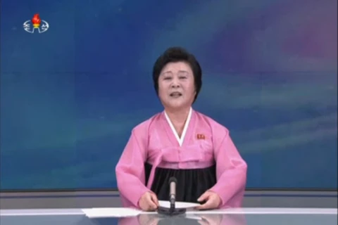 [Video] Phát thanh viên Triều Tiên hân hoan thông báo vụ thử bom H