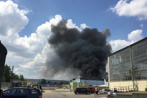 Cháy lớn tại chợ Đồng Xuân của người Việt tại Berlin