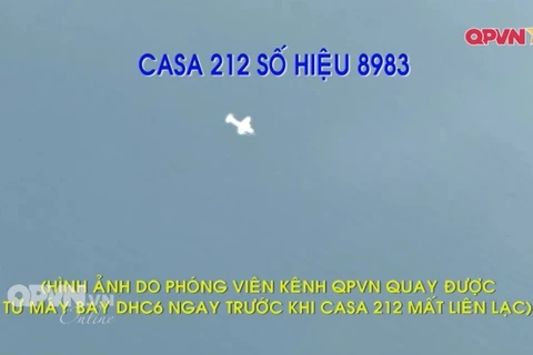[Video] Hình ảnh cuối cùng về chiếc CASA-212 trước khi mất tích