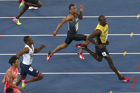 Cận cảnh Usain Bolt giành HCV thứ 3 liên tiếp cự li chạy 100m