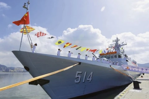 Trung Quốc đưa vào hoạt động tàu diệt ngầm tàng hình ở Biển Đông 