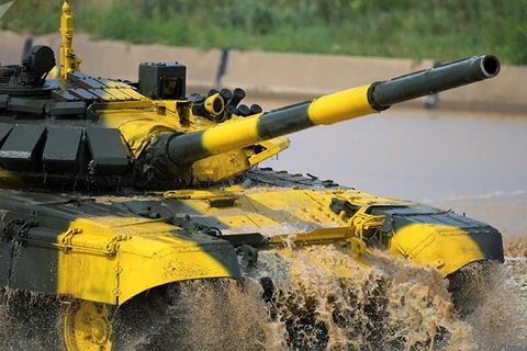 Xem trực tiếp kíp xe tăng Việt Nam thi tài ở Tank Biathlon 2018