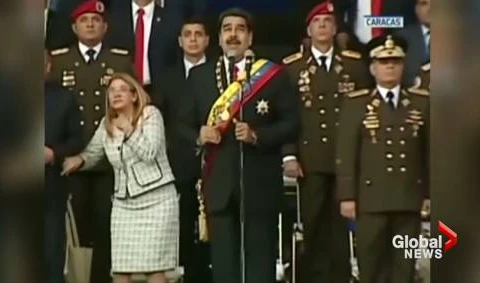 Video cảnh UAV phát nổ trong vụ mưu sát Tổng thống Venezuela