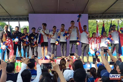 SEA Games 30: Chủ nhà Philippines đã cán mốc 100 huy chương