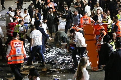 [Video] Hiện trường vụ giẫm đạp kinh hoàng tại lễ hội ở Israel