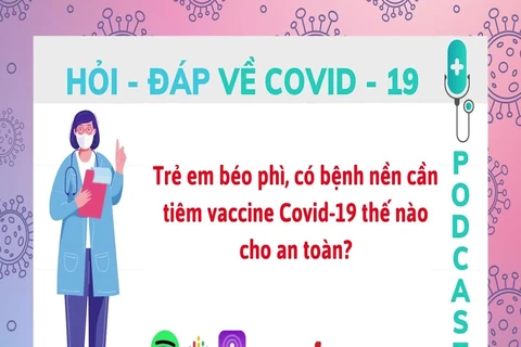 Hỏi đáp COVID-19: Cần lưu ý gì khi tiêm vaccine cho trẻ béo phì