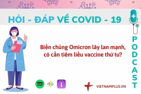 Hỏi đáp COVID-19: Có cần tiêm liều thứ tư khi Omicron lây lan mạnh?