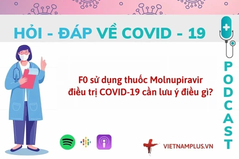 Hỏi đáp COVID-19: F0 sử dụng thuốc Molnupiravir cần lưu ý điều gì? 