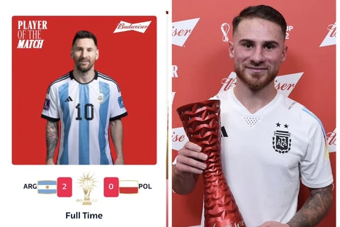 Messi nhường danh hiệu Cầu thủ xuất sắc nhất trận cho đàn em 