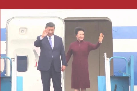 Hình ảnh Tổng Bí thư, Chủ tịch Trung Quốc tới Việt Nam
