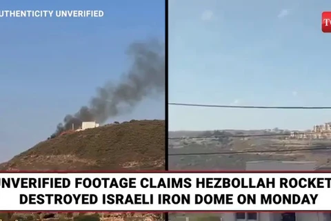 Rộ tin Hezbollah bắn cháy xe tăng và Hệ thống Vòm sắt của Israel