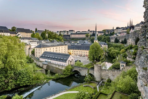 Thành phố Luxembourg, Thủ đô của đất nước Luxembourg. (Ảnh: LSDD)