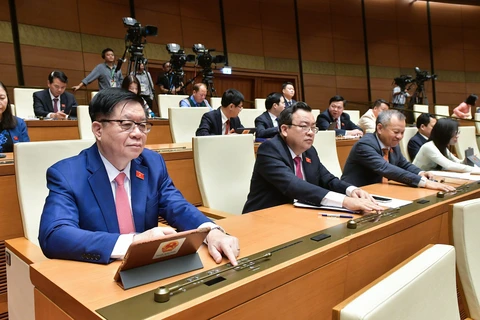 Kỳ họp thứ 6 được đánh giá là thành công và tạo dấu ấn về sự đổi mới trong hoạt động của Quốc hội. (Ảnh: CTV/Vietnam+)