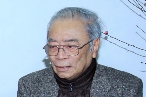 Giáo sư, nhà nghiên cứu văn hóa dân gian Tô Ngọc Thanh đã qua đời, hưởng thọ 91 tuổi. (Ảnh: TTXVN)