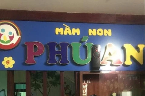 Cơ sở mầm non Phú An, nơi xảy ra vụ việc. (Ảnh: NLĐ)