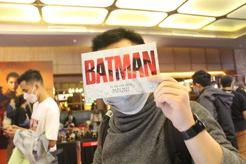 ''The Batman'' sẽ chính thức ra mắt khán giả tại nhiều nước trên thế giới, trong đó có Việt Nam từ ngày 4/3.(Ảnh: Minh Anh/Vietnam+)