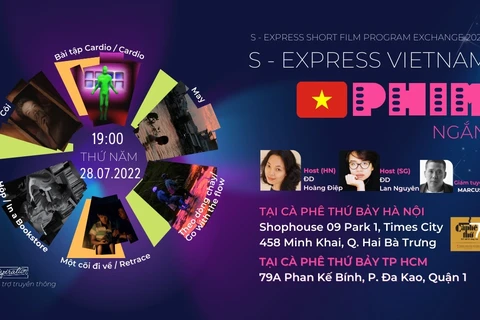 Chương trình S-Express Vietnam 2022 với các phim độc lập Việt sẽ được trình chiếu, thảo luận ngày 28/7. (Ảnh: Càphê thứ Bảy)