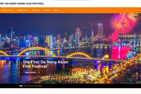 Trang web của DANAFF đã được phổ biến tới khán giả, sẽ cung cấp các thông tin về buổi chiếu phim (miến phí), bao gồm điểm chiếu phim, thời gian phát vé... (Ảnh chụp màn hình)