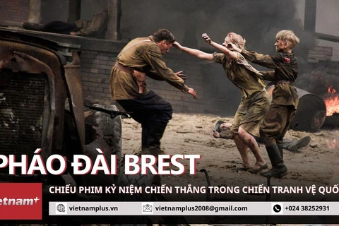 Chiếu phim 'Pháo đài Brest' mừng Ngày Chiến thắng-Chiến tranh Vệ quốc.