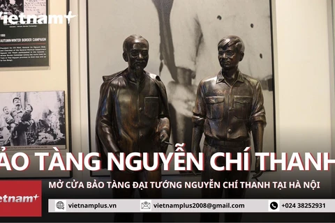 Bảo tàng Nguyễn Chí Thanh: Thêm một ‘địa chỉ đỏ’ ở Hà Nội. (Ảnh: Minh Anh/Vietnam+)