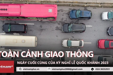 Toàn cảnh giao thông các tuyến đường vào nội đô chiều ngày 4/9