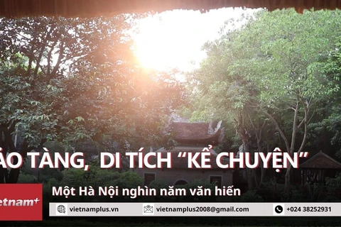 Bảo tàng, di tích "kể chuyện": Một Hà Nội nghìn năm văn hiến. (Ảnh: Hồng Ngọc)