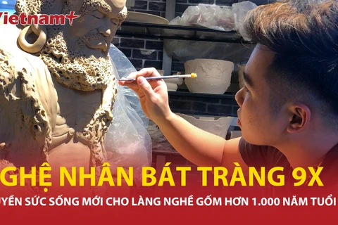 Nghệ nhân 9X truyền sức sống mới cho làng nghề gốm Bát Tràng