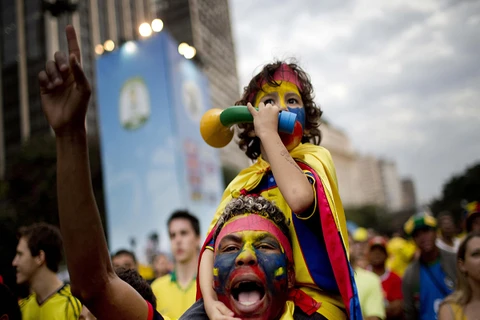 [Photo] Vẻ đáng yêu của các cổ động viên nhí ở World Cup