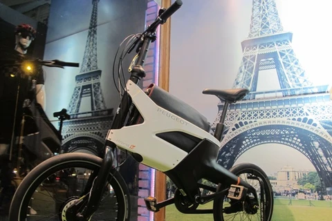 Chiếc xe đạp hỗ trợ điện mang phong cách thể thao, cá tính của Peugeot (Ảnh: Đức Duy/Vietnam+)