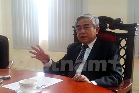 Bộ trưởng Bộ Khoa học và Công nghệ Nguyễn Quân (Ảnh: Trung Hiền/Vietnam+)