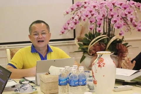 Ông Lê Văn Quang, Chủ tịch Hội đồng quản trị kiêm Tổng Giám đốc Tập đoàn Thủy sản Minh Phú. (Ảnh: Xuân Anh/TTXVN)