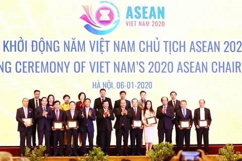 Lễ khởi động năm Việt Nam Chủ tịch ASEAN 2020. (Ảnh: Petrolimex)