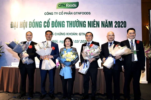 Các thành viên Hội đồng Quản trị GTN nhiệm kỳ 2020-2024. (Ảnh: PV/Vietnam+)