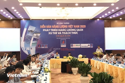 Diễn đàn Năng lượng Việt Nam 2020 do Báo Công Thương tổ chức ngày 18/6, tại Hà Nội. (Ảnh: Đức Duy/Vietnam+)