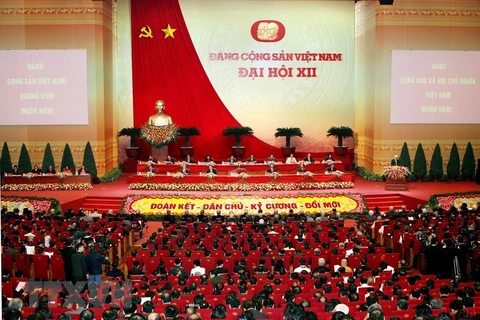 Đại hội Đại biểu toàn quốc lần thứ XIII của Đảng diễn ra từ ngày 25/1 đến 2/2. (Ảnh: TTXVN)