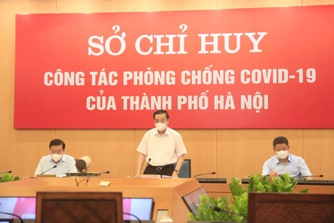Hà Nội lập Sở Chỉ huy phòng, chống dịch COVID-19 do Chủ tịch UBND thành phố là Chỉ huy trưởng. (Ảnh: PV/Vietnam+)