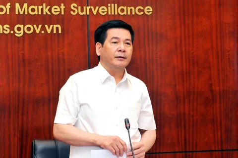 Bộ trưởng Bộ Công Thương Nguyễn Hồng Diên. (Ảnh: PV/Vietnam+)