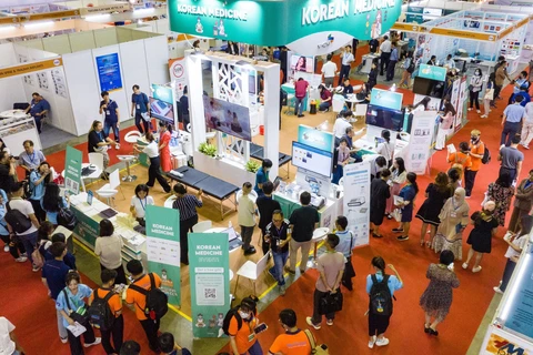 Vietnam Medipharm Expo 2024 sẽ diễn ra từ ngày 1/8-3/8. (Ảnh: PV/Vietnam+)