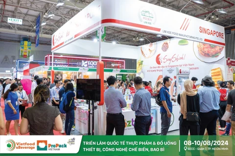 Vietfood & Beverage-Propack Vietnam 2024 dự kiến chào đón hơn 25.000 lượt khách tham quan. (Ảnh: PV/Vietnam+)