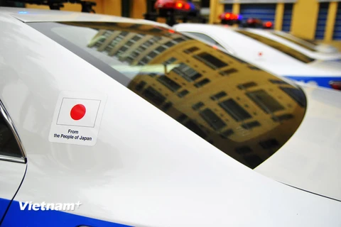[Photo] Dàn xe "sạch" Chính phủ Nhật Bản trao tặng Công an Hà Nội