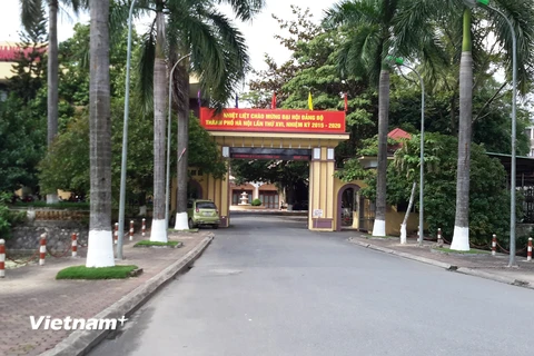 Ủy ban Nhân dân huyện Thạch Thất (Ảnh: Võ Phương/Vietnam+)