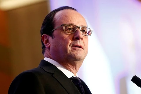 Tổng thống Pháp Francois Hollande. (Ảnh: EPA)