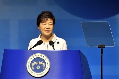 Tổng thống Hàn Quốc Park Geun-hye. (Nguồn: AFP/TTXVN)