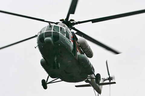 Máy bay trực thăng vận tải Mi-8. (Nguồn: en.ria.ru)