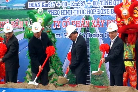 Khởi công nâng cấp quốc lộ 1A đoạn qua tỉnh Quảng Nam