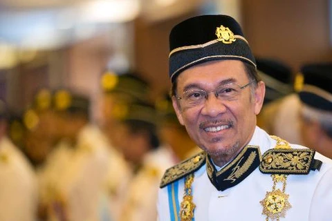 Lãnh đạo phe đối lập Malaysia Anwar Ibrahim. (Nguồn: AFP)