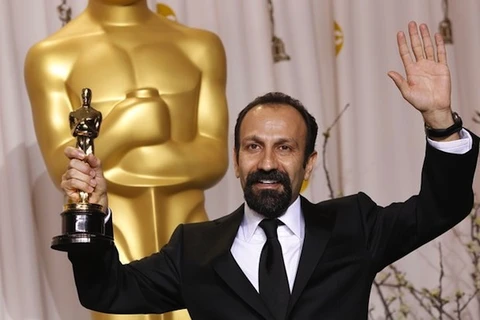 Asghar Farhadi nhận giải Oscar với "A Seperation" năm 2012 (Nguồn: AFP)