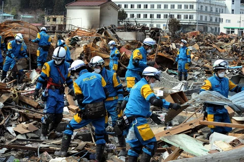 Nhật-Trung-Hàn diễn tập đối phó thảm họa thiên tai