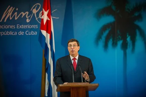 Ngoại trưởng Cuba Bruno Rodriguez. (Nguồn: AFP)