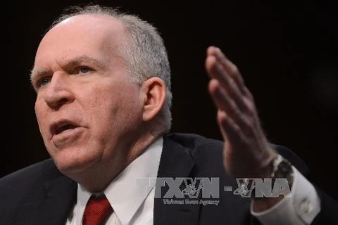 Giám đốc CIA Brennan trong cuộc điều trần trước Ủy ban Tình báo Thượng viện Mỹ ngày 7/2/2013. (Nguồn: AFP/TTXVN)